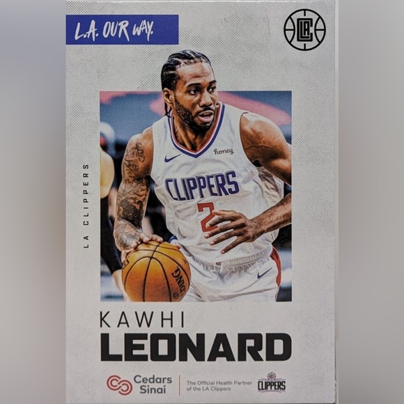 Kawhi Leonard LA Clippers Bobblehead SGA 04/10/22 NBA Fun Guy Dunking New - Picture 2 of 3